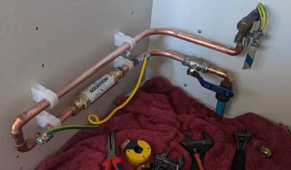 Installation or an Aquabion water conditioner